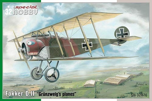 Fokker D. II Grünzweig's Planes - 1/32