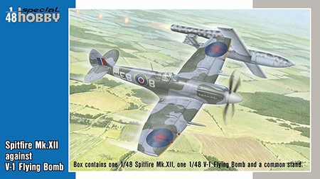 Spitfire Mk.XII against V-1 Flying Bomb - 1/48