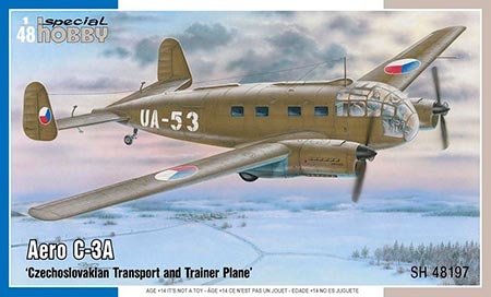 Aero C-3A Czechoslovakian Transport and Trainer Plane - 1/48