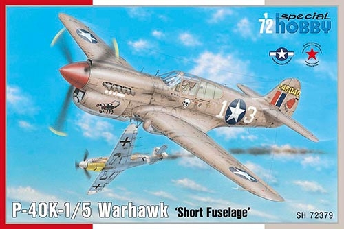 P-40K-1/5 Warhawk Short Tail - 1/72 - NOVIDADE!