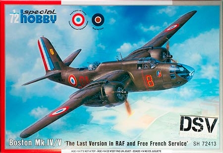Boston Mk.IV/V The Last Version in RAF and Free French Service - 1/72