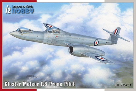 Gloster Meteor F-8 Prone Pilot - 1/72