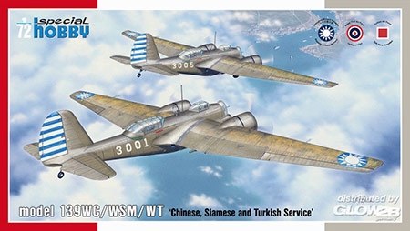 model 139WC/WSM/WT Chinese Siamese and Turkish Service  - 1/72