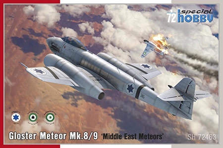 Gloster Meteor Mk.8/9 Middle East Meteors - 1/72