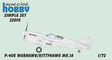 P-40E Kittyhawk MK.IA Simple Set - 1/72
