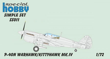 P-40N Warhawk Simple Set - 1/72
