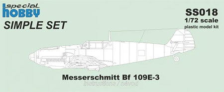 Messerschmitt Bf 109E-3 Simple Set - 1/72
