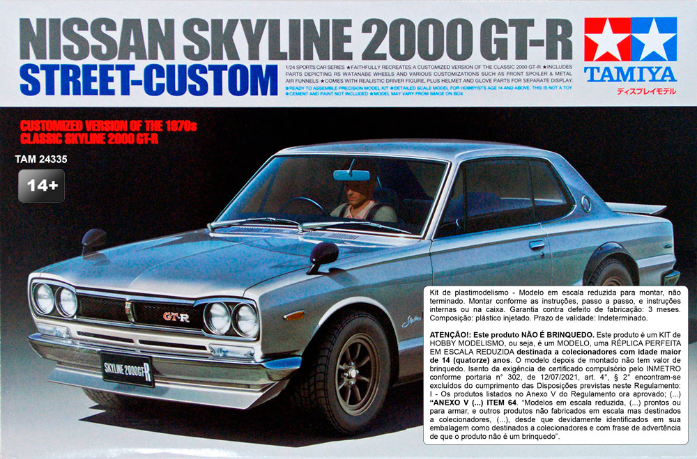 Nissan Skyline 2000 GT-R Street-Custon - 1/24