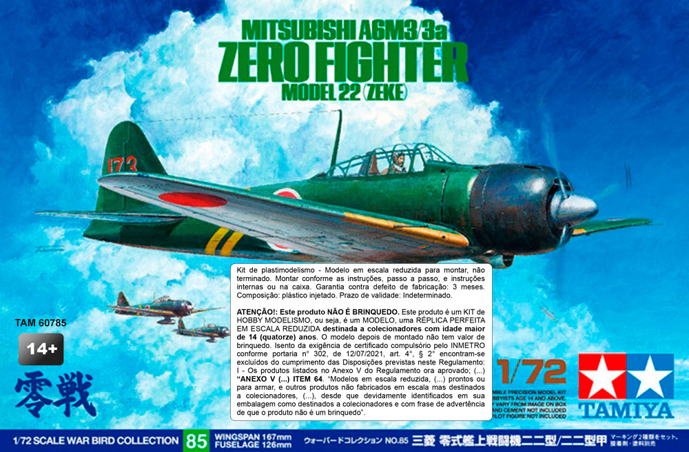 Mitsubishi A6M3 (Zeke) - 1/72