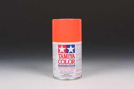 Tinta Tamiya PS-20 Vermelho fluorescente - 100 ml Spray