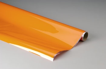 Plástico termoadesivo Monokote (66 x 182 cm) - Laranja