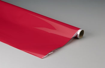 Plástico termoadesivo Monokote (66 x 182 cm) - Vermelho (True Red)