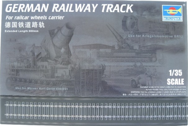 German railway track set - 1/35