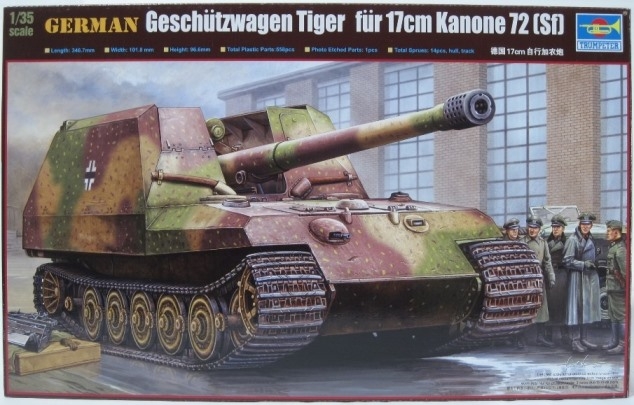 German Gesch?tzwagen Tiger f?r 17cm K72 - 1/35