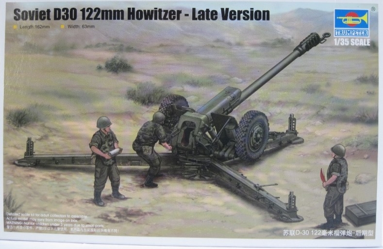 Soviet D30 122mm Howitzer - Late Version - 1/35