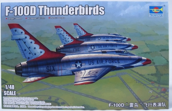 F-100D in Thunderbirds livery - 1/48