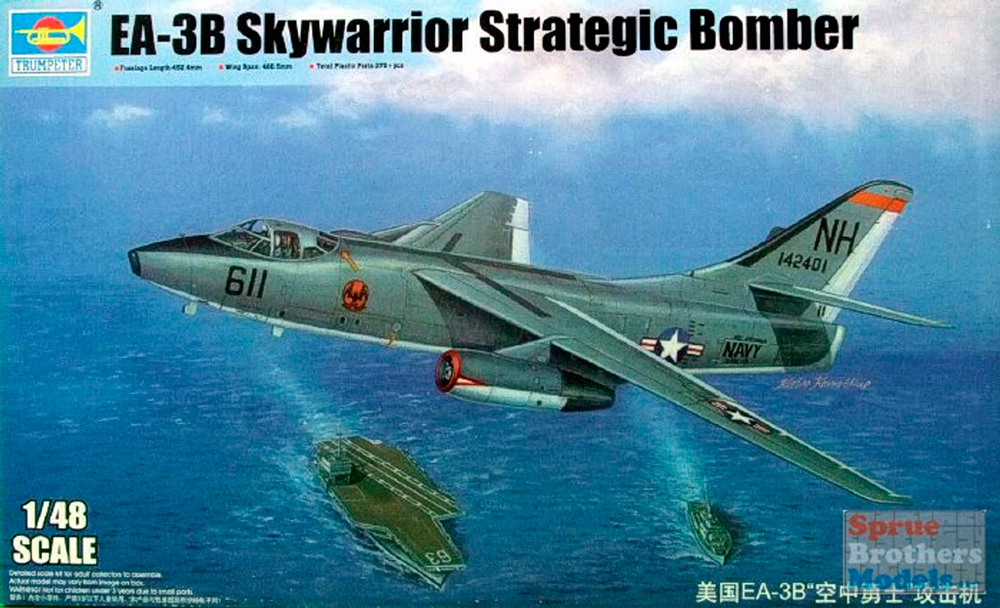 EA-3B Skywarrior Strategic Bomber - 1/48