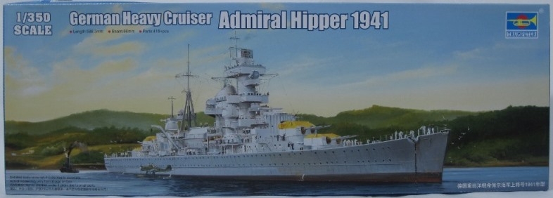 German Heavy Cruiser Admiral Hipper 1941 - 1/350
