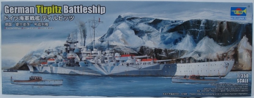 German Tirpitz Battleship - 1/350