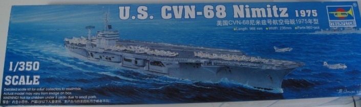 Porta-aviões USS Nimitz CVN-68 1975 - 1/350