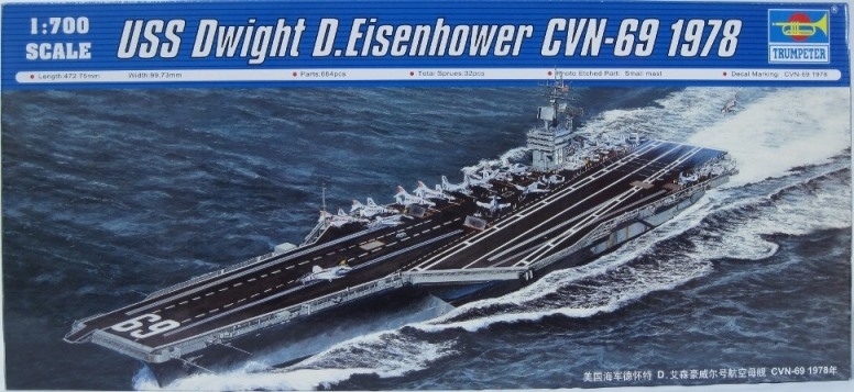 Dwight D. Eisenhower CVN-69 1978 - 1/700