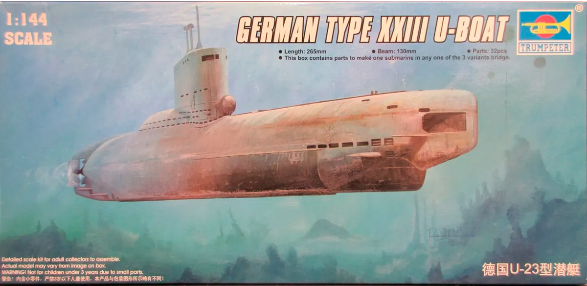 German Type XXIII U-Boat - 1/144