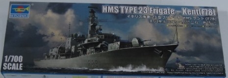 HMS Type 23 Frigate - Kent(F78) - 1/700