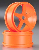 1/8 Wheel 5-Spoke 17mm (2) - Orange