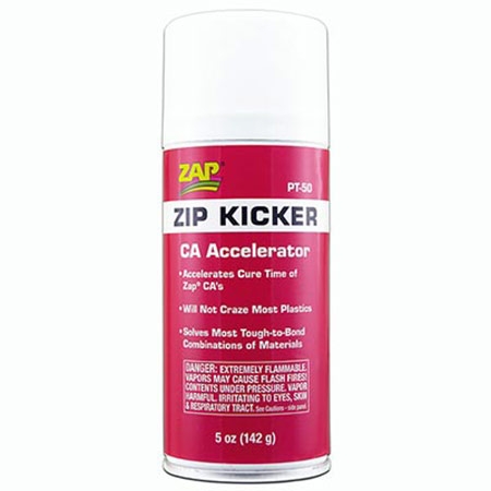 Acelerador de cura para colas de cianoacrilato (142 g) Zip  Kicker - Spray